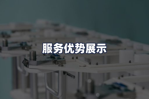 服务优势展示